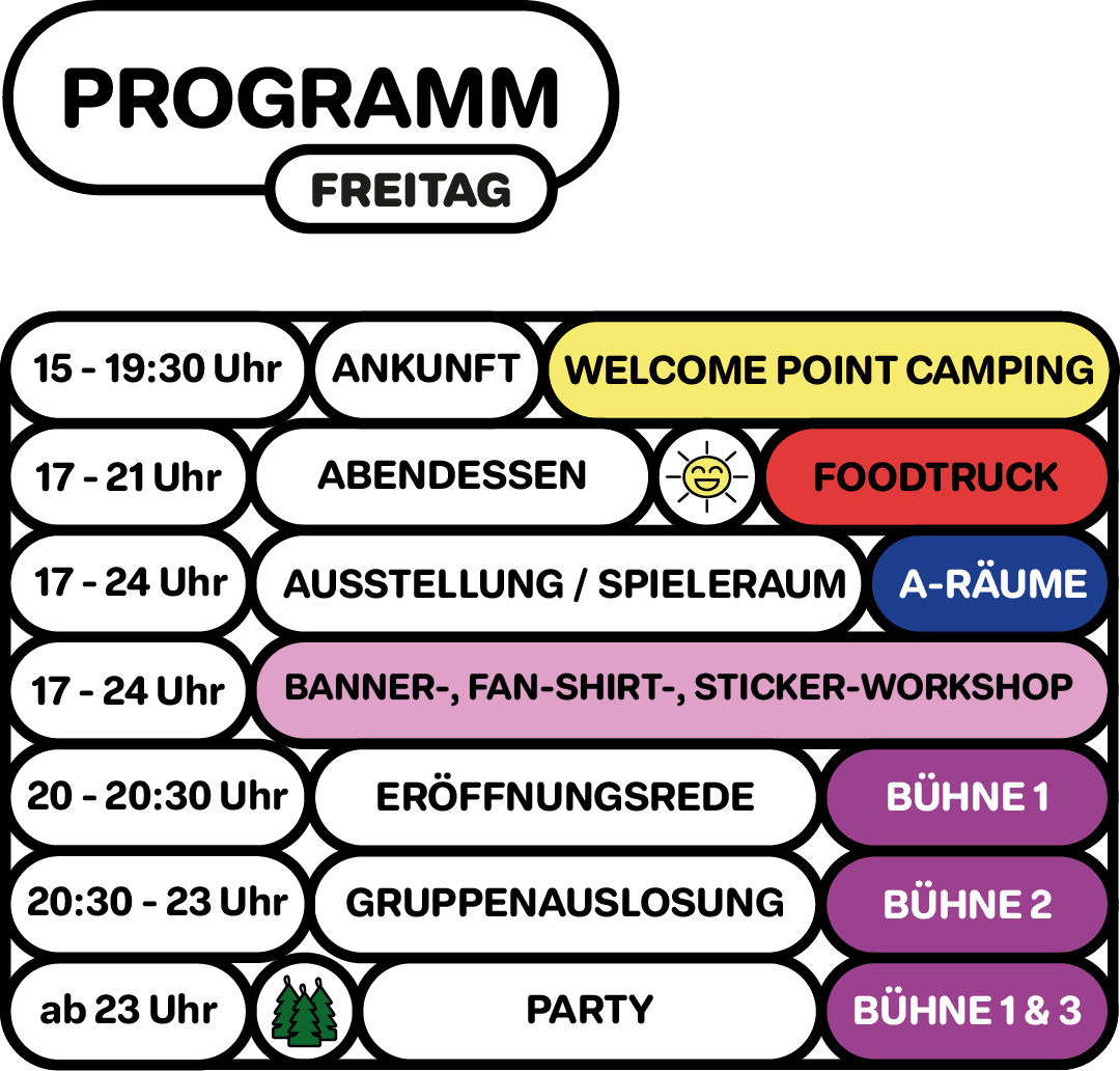 Programm Freitag, 04.09.